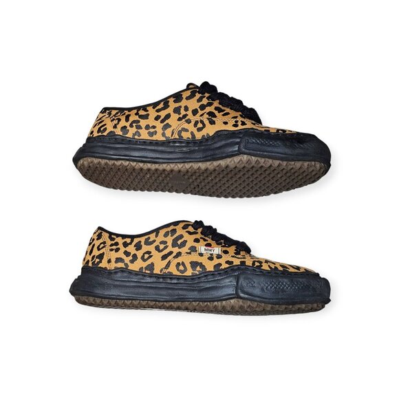 Maison Mihara Yasuhiro Baker OG Sole Canvas Leopard Sneakers EU 42 US 9 - Picture 4 of 7